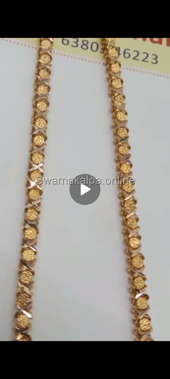 XO Chain (Hugs and Kisses Design)