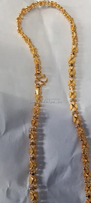 4-Leaf Floral Interlocking Chain